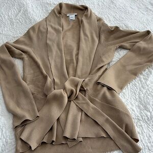 Talbot’s casual waist tie cardigan. Like new!